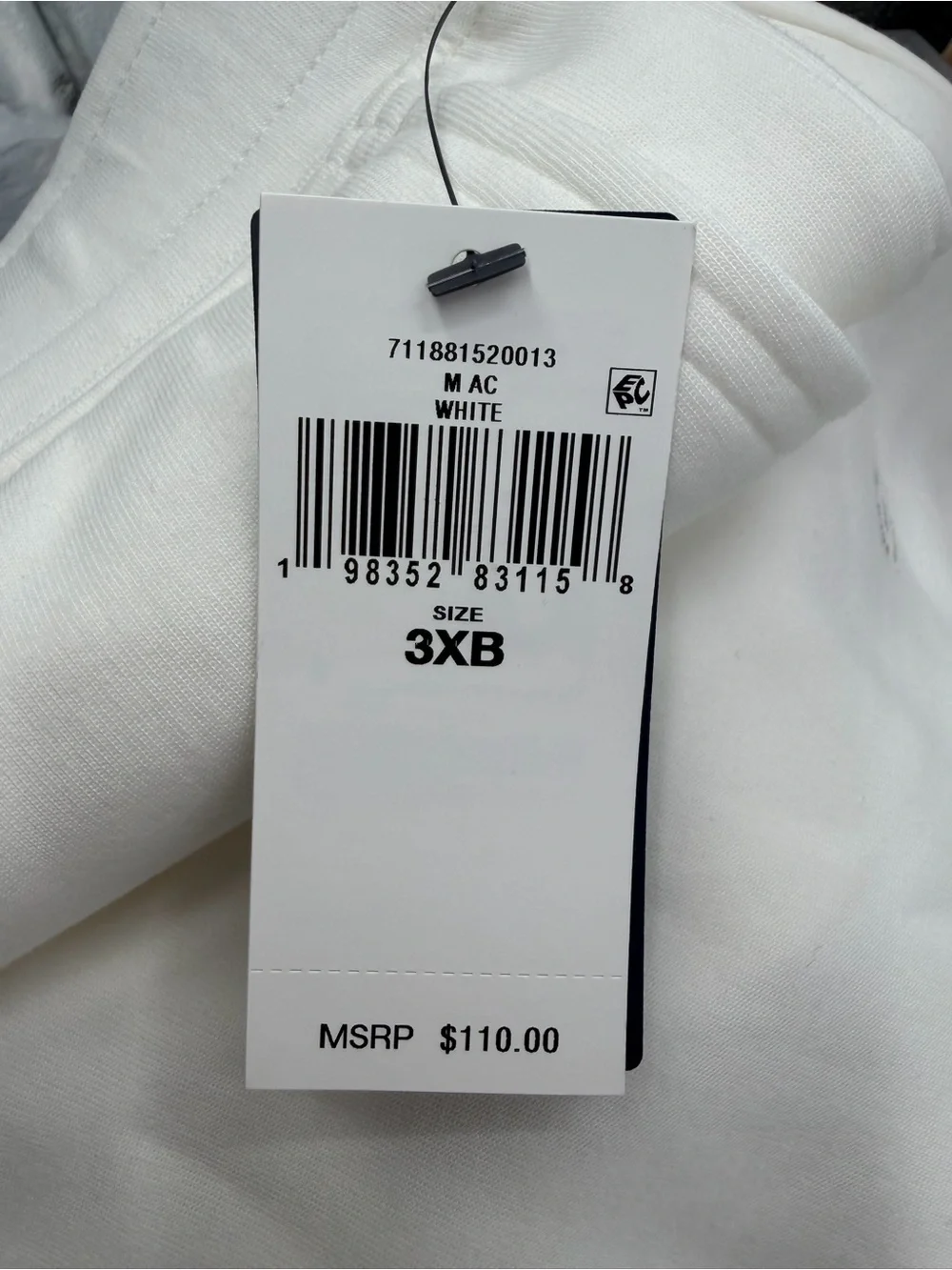 Polo Ralph Lauren Double Knit Shorts Mens 3XB Big Tall White NWT $110